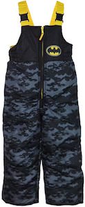 Dark Bats Kids Batman Snow Pants