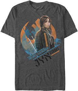 Star Wars Rouge One Jyn Erso Rebel Leader T-Shirt
