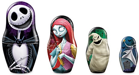 The Nightmare Before Christmas Nesting Dolls