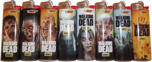 BIC The Walking Dead Lighters (set of 8)