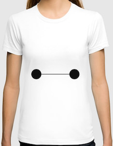 Big Hero 6 Baymax Face T-Shirt