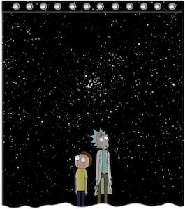 Rick And Morty Shower Curtain