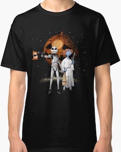 The Nightmare Before Christmas Meets Star Wars Halloween T-Shirt