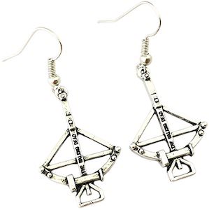 The Walking Dead Daryl's Crossbow Earrings