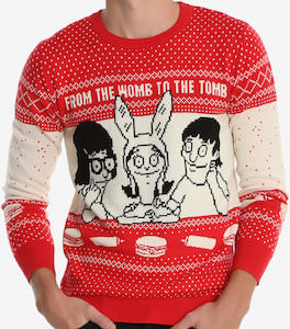 Bob's Burgers Red Christmas Sweater