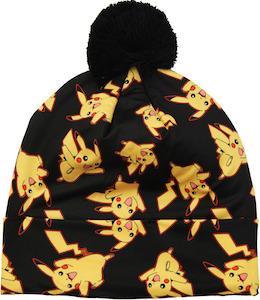 Black Pikachu Beanie Hat