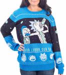 Rick And Morty Spaceship Christmas Sweater