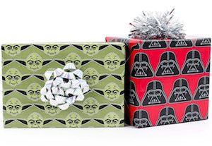 Yoda & Darth Vader Wrapping Paper