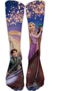 Rapunzel And Flynn Knee Socks