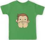 Laughing Curious George T-Shirt for kids