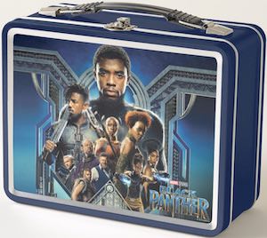 Metal Black Panther Lunch Box