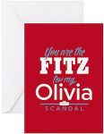 You Are The Fritz To My Olivia Greeting Card