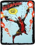 Marvel Falling Deadpool Blanket