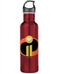 The Incredibles 2 Logo Water Bottle