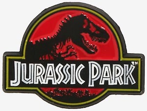 Jurassic Park Logo Pin