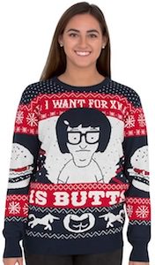 Bob's Burgers Tina Wants Butt Christmas Sweater