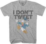 Donald Duck I Don't Tweet T-Shirt