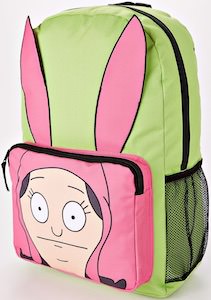 Louise Pink And Green Backpack