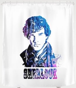 Sherlock Shower Curtain