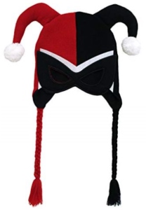 Harley Quinn Mask Peruvian Knit Hat