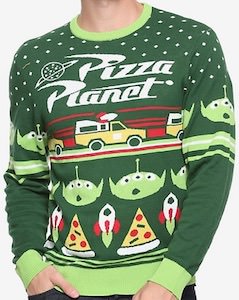 Toy Story Pizza Planet Christmas Sweater