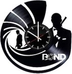 James Bond Record Wall Clock 007
