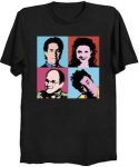 Seinfeld Cast Squares T-Shirt