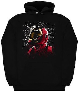 Marvel The Face Iron Man Hoodie
