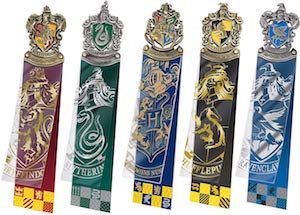Hogwarts Houses Crest Bookmark Set