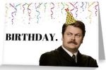 Parks And Recreation Ron Swanson Birthday Card