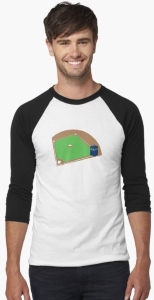 Doctor Who On First Baseball Shirt