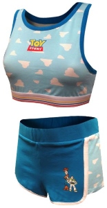 Toy Story Woody And Buzz Bralette Short Set