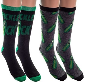 Pickle Rick 2 Pack Socks