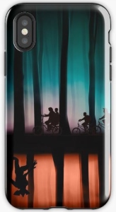 Stranger Things Both Worlds Forest iPhone Case