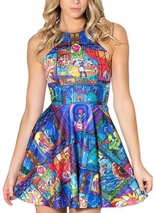 Beauty And The Beast Stained Glass Dress