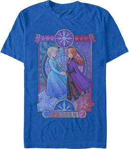 Anna And Elsa Holding Hands T-Shirt