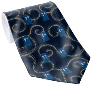 Doctor Who Tardis Swirl Necktie