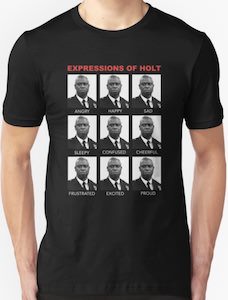 Brooklyn Nine-Nine Expressions Of Captain Holt T-Shirt