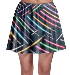 Star Wars Lightsabers Skater Skirt