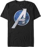 Marvel Blue Avengers Logo T-Shirt