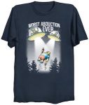 The Simpsons Comic Book Guy Worst Abduction Ever T-Shirt