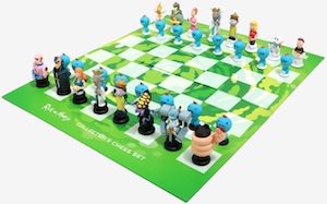 Rick And Morty Chess Set