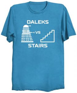 Doctor Who Dalek VS Stairs T-Shirt