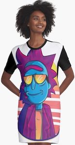 Rick And Morty - Groovy Rick Dress