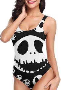 The Nightmare Before Christmas Jack Skellington Face Swimsuit