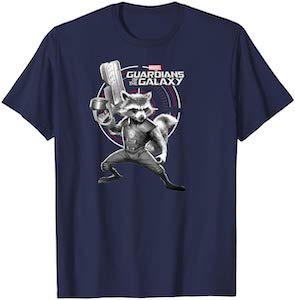 Guardians of the Galaxy Rocket Raccoon And Gun T-Shirt