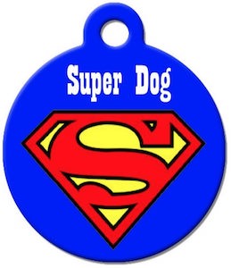 Superman Pet ID Tag