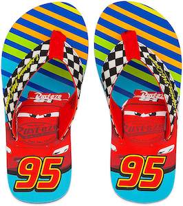 Cars Kids Lightning McQueen Flip Flops