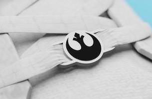 Star Wars Rebel Logo Lace Locks