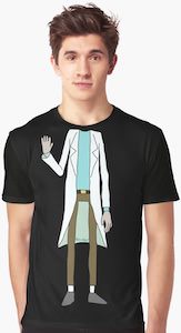 Rick and Morty Rick Sanchez Costume T-Shirt